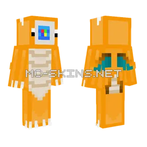 Orange Dragon Onesie