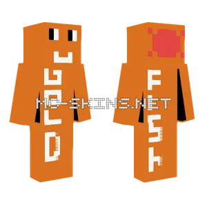 Orange Fish Character