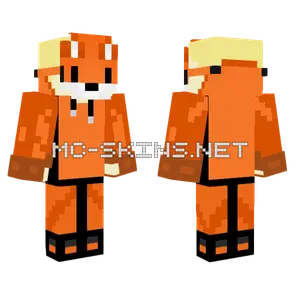 Orange Fox Minecraft skin