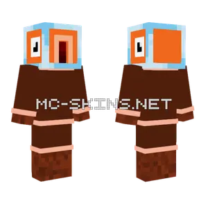 Orange Fox Creature Minecraft skin