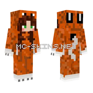 Orange Fox Hoodie
