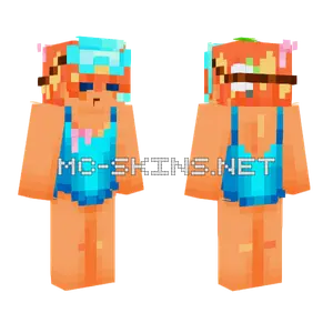 Orange Fruit Girl