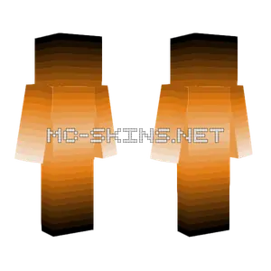 Orange Gradient Outfit Minecraft skin