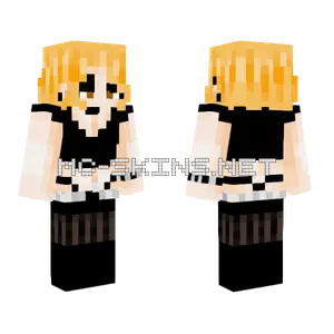 Orange Hair Girl Minecraft skin
