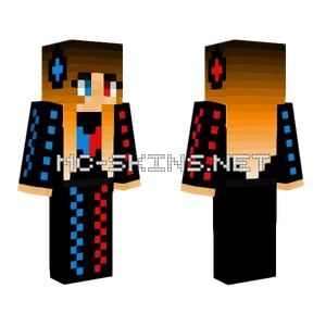 Orange Hair Girl Minecraft skin