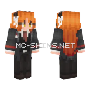 Orange Haired Girl Minecraft skin
