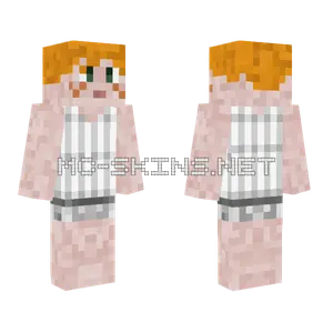 Orange Haired Girl Minecraft skin