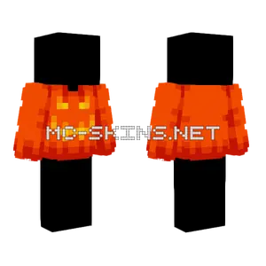 Orange Jack O Lantern Stitch Sweater Minecraft skin