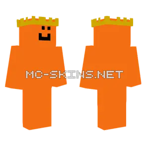 Orange Man Minecraft skin