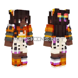 Orange Ocelots MCC Pride Minecraft skin