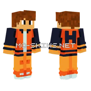 Orange Ocelots MCC Skin Minecraft skin