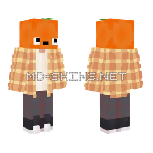 Orange Pumpkin Head