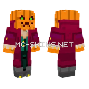 Orange Pumpkin Head