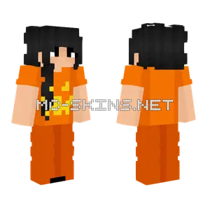Orange Pumpkin Outfit Minecraft skin