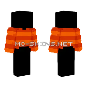 Orange Stripe Sweater Minecraft skin