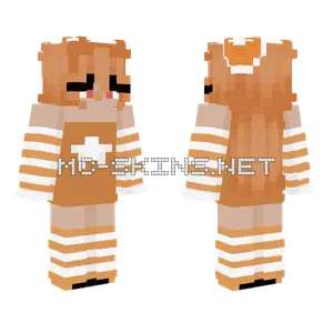 Orange Striped Outfit