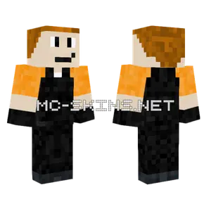 Orange Suit Minecraft skin