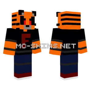 Orange Tiger Boy Minecraft skin