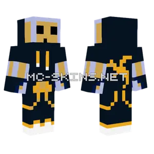 Orange Yellow Slime Gamer Minecraft skin