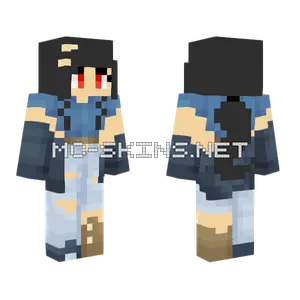 Ordinary Blue Outfit Minecraft skin