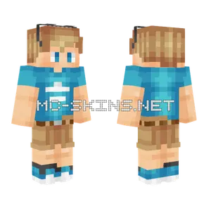Origami Boy Minecraft skin