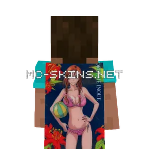 Orihime Inoue Bikini cape, outside and lining