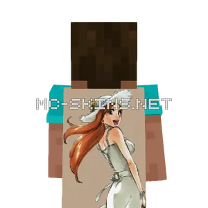 Orihime Inoue Dress cape, outside and lining