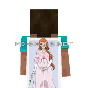 Orihime Inoue Sweater cape, outside and lining