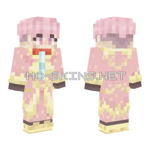 Ortega Pink Outfit Minecraft skin