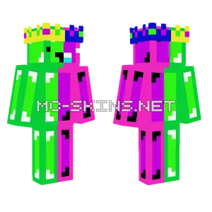 Other Side Half Minecraft skin