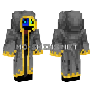 Ovalapha3 Grey Hooded Figure Minecraft skin