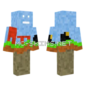 Overworld Nether Terrain Minecraft skin
