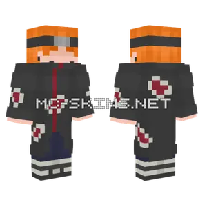 Pain Preta Minecraft skin