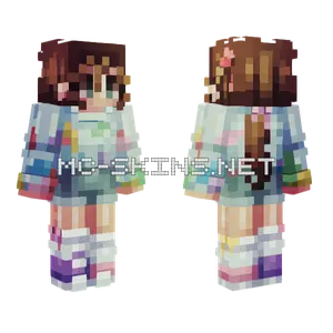 Paint Splatter Persona Minecraft skin