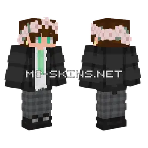 Paitan Flower Crown Minecraft skin