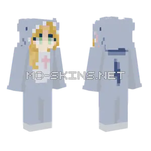 Pale Blue Nurse Outfit