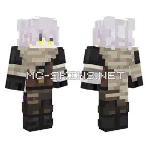 Pale Hair Girl Minecraft skin