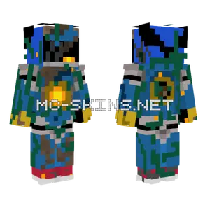 Pale Metal Sonic Minecraft skin