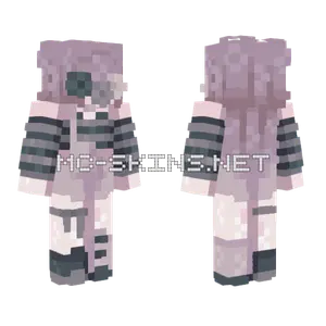 Pale Pink Hoodie Minecraft skin