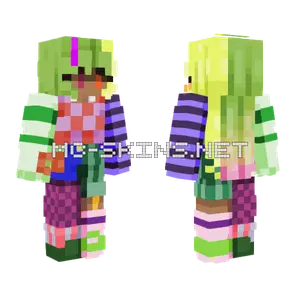 Palette Paint Blobs Minecraft skin