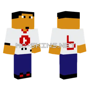 Panaslapd White Edition Minecraft skin