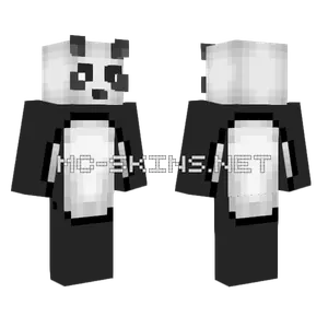 Panda From Midnight Minecraft skin