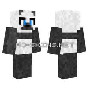 Panda Transfur Minecraft skin