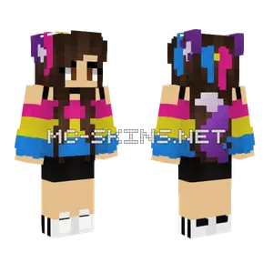 Pansexual Pride Skin Minecraft skin