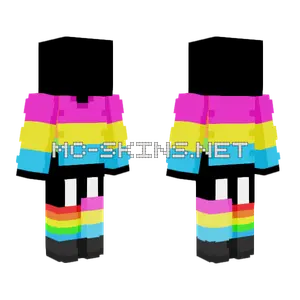 Pansexual Pride Skin Minecraft skin
