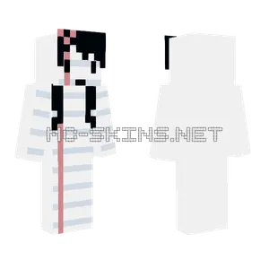 Paper Girl Minecraft skin