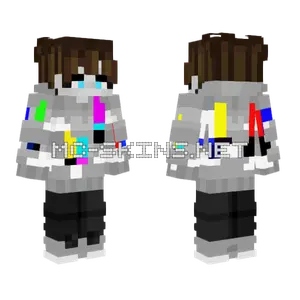 Parallel Smilez Minecraft skin