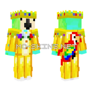 Parrot King Skin Minecraft skin