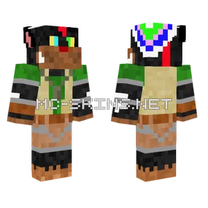 Party Badger Minecraft skin