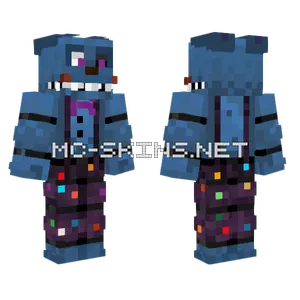 Partytime Bonnie V3 Minecraft skin